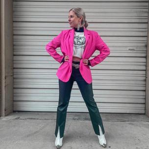 Know One Cares Oversized Blazer - Women's Coats & Jackets in Hot